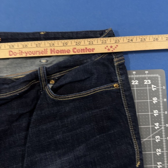 Seven 7 Melissa McCarthy Jeans Size 28 Dark Blue Cotton Stretch Denim Bootcut - Picture 6 of 10